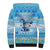 Merry Chrismukkah Sherpa Hoodie Jewish Christmas Gnomes and Menorahs - Wonder Print Shop