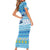 Merry Chrismukkah Short Sleeve Bodycon Dress Jewish Christmas Gnomes and Menorahs - Wonder Print Shop
