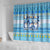 Merry Chrismukkah Shower Curtain Jewish Christmas Gnomes and Menorahs - Wonder Print Shop