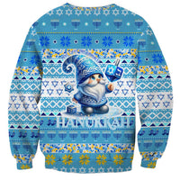 Merry Chrismukkah Sweatshirt Jewish Christmas Gnomes and Menorahs - Wonder Print Shop