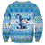 Merry Chrismukkah Sweatshirt Jewish Christmas Gnomes and Menorahs - Wonder Print Shop