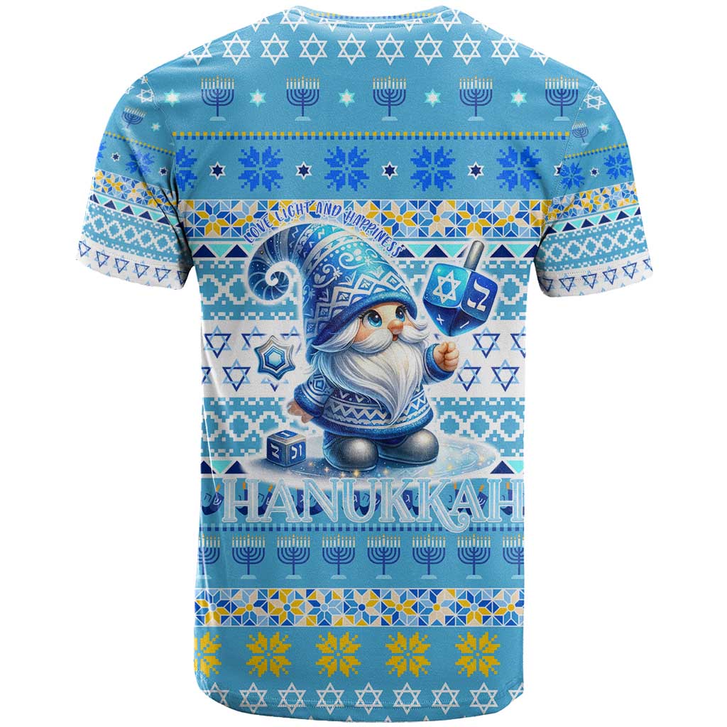 Merry Chrismukkah T Shirt Jewish Christmas Gnomes and Menorahs - Wonder Print Shop