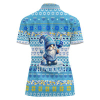 Merry Chrismukkah Women Polo Shirt Jewish Christmas Gnomes and Menorahs - Wonder Print Shop