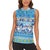 Merry Chrismukkah Women Sleeveless Polo Shirt Jewish Christmas Gnomes and Menorahs - Wonder Print Shop