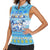 Merry Chrismukkah Women Sleeveless Polo Shirt Jewish Christmas Gnomes and Menorahs - Wonder Print Shop