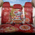 Koality Christmas Back Car Seat Cover Cute Aussie Koala Holiday - Wonder Print Shop