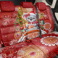 Koality Christmas Back Car Seat Cover Cute Aussie Koala Holiday - Wonder Print Shop