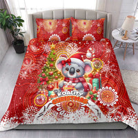 Koality Christmas Bedding Set Cute Aussie Koala Holiday - Wonder Print Shop