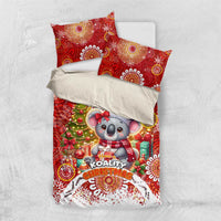 Koality Christmas Bedding Set Cute Aussie Koala Holiday - Wonder Print Shop