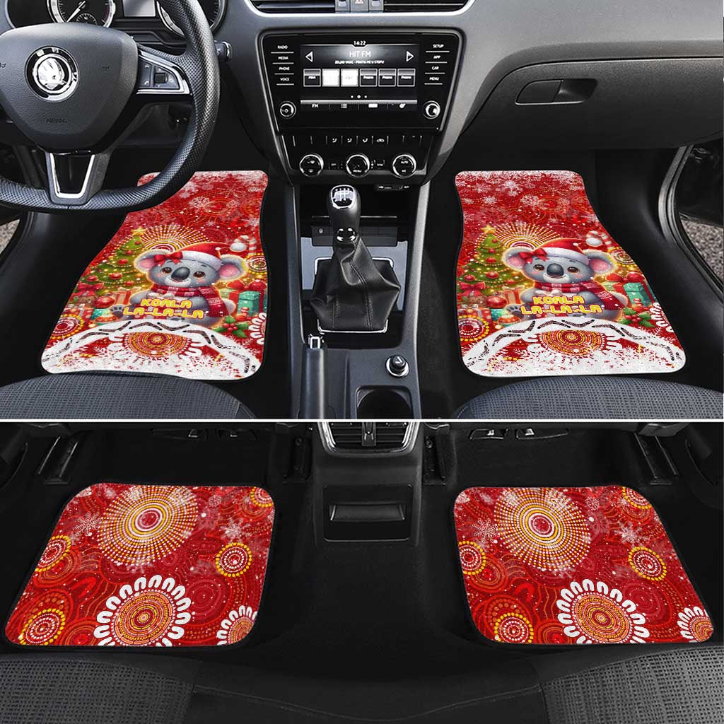Koality Christmas Car Mats Cute Aussie Koala Holiday - Wonder Print Shop