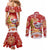 Koality Christmas Couples Matching Mermaid Dress and Long Sleeve Button Shirt Cute Aussie Koala Holiday - Wonder Print Shop