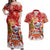 Koality Christmas Couples Matching Off Shoulder Maxi Dress and Hawaiian Shirt Cute Aussie Koala Holiday - Wonder Print Shop