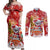 Koality Christmas Couples Matching Off Shoulder Maxi Dress and Long Sleeve Button Shirt Cute Aussie Koala Holiday - Wonder Print Shop