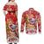 Koality Christmas Couples Matching Off Shoulder Maxi Dress and Long Sleeve Button Shirt Cute Aussie Koala Holiday - Wonder Print Shop