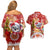 Koality Christmas Couples Matching Off Shoulder Short Dress and Hawaiian Shirt Cute Aussie Koala Holiday - Wonder Print Shop