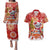Koality Christmas Couples Matching Puletasi and Hawaiian Shirt Cute Aussie Koala Holiday - Wonder Print Shop