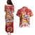 Koality Christmas Couples Matching Puletasi and Hawaiian Shirt Cute Aussie Koala Holiday - Wonder Print Shop