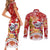 Koality Christmas Couples Matching Short Sleeve Bodycon Dress and Long Sleeve Button Shirt Cute Aussie Koala Holiday - Wonder Print Shop