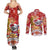Koality Christmas Couples Matching Summer Maxi Dress and Long Sleeve Button Shirt Cute Aussie Koala Holiday - Wonder Print Shop