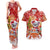 Koality Christmas Couples Matching Tank Maxi Dress and Hawaiian Shirt Cute Aussie Koala Holiday - Wonder Print Shop