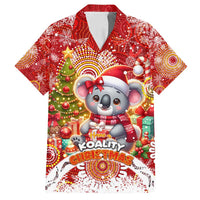 Koality Christmas Family Matching Long Sleeve Bodycon Dress and Hawaiian Shirt Cute Aussie Koala Holiday - Wonder Print Shop
