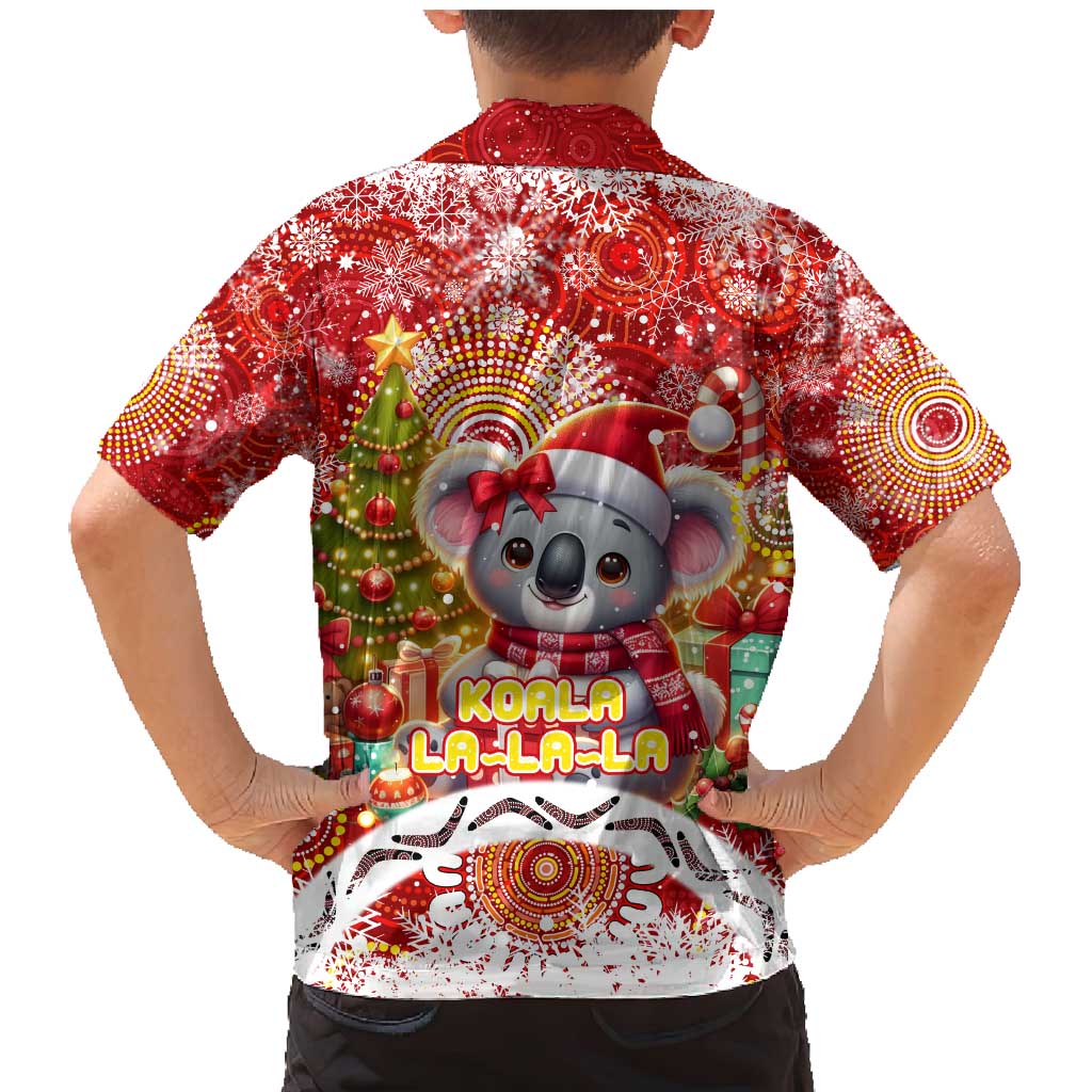 Koality Christmas Family Matching Mermaid Dress and Hawaiian Shirt Cute Aussie Koala Holiday - Wonder Print Shop