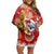 Koality Christmas Family Matching Off Shoulder Short Dress and Hawaiian Shirt Cute Aussie Koala Holiday - Wonder Print Shop