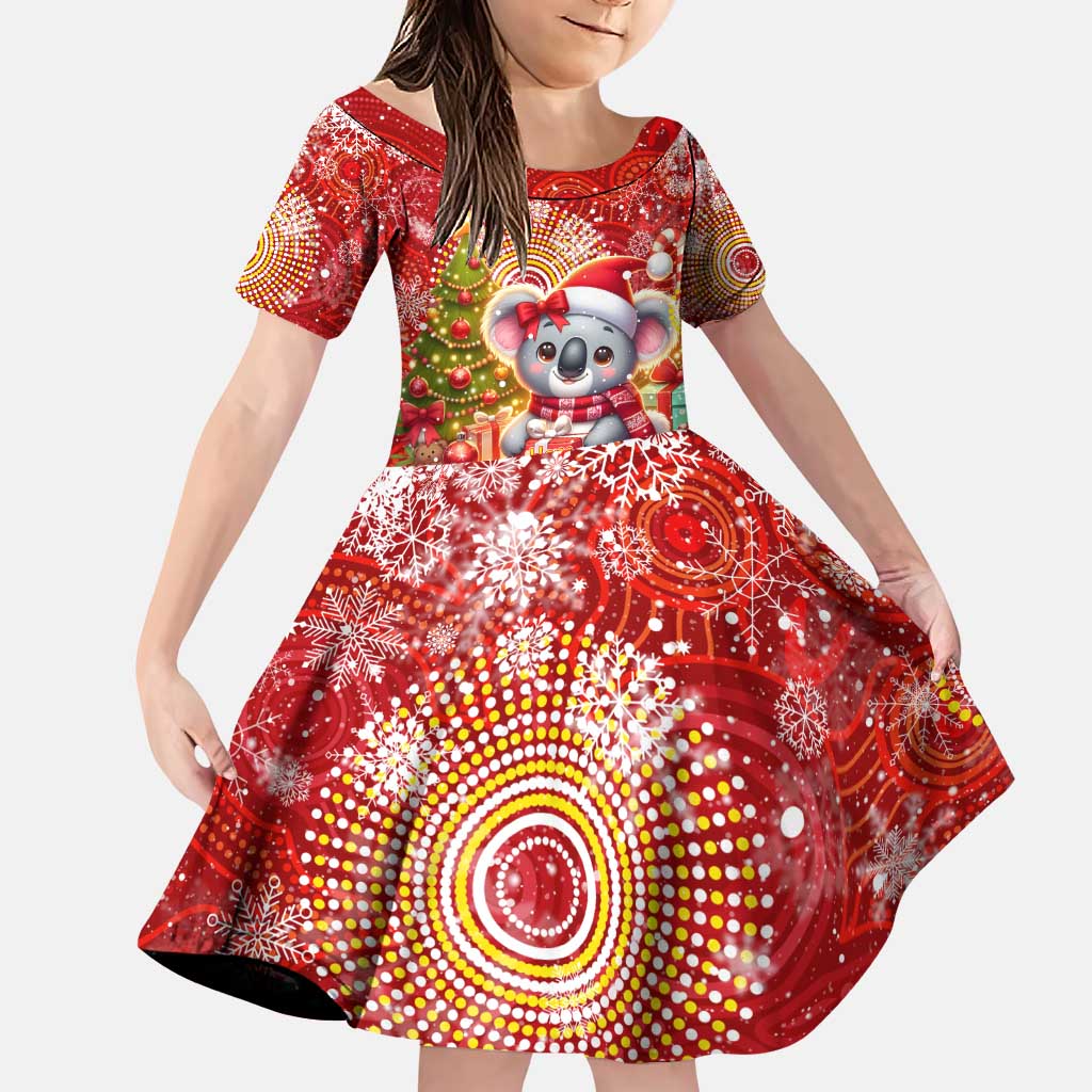 Koality Christmas Family Matching Puletasi and Hawaiian Shirt Cute Aussie Koala Holiday - Wonder Print Shop