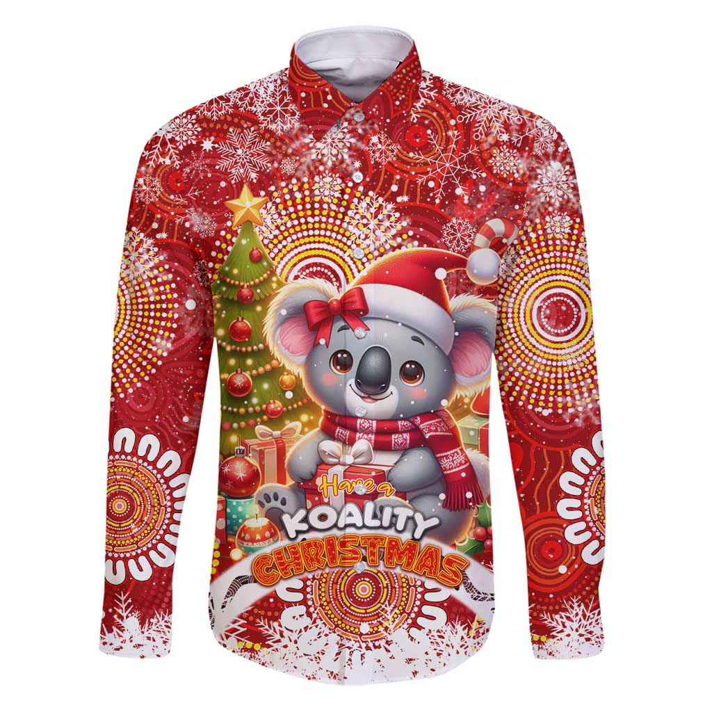 Koality Christmas Family Matching Puletasi and Hawaiian Shirt Cute Aussie Koala Holiday - Wonder Print Shop