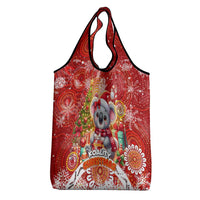 Koality Christmas Grocery Bag Cute Aussie Koala Holiday - Wonder Print Shop