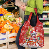 Koality Christmas Grocery Bag Cute Aussie Koala Holiday - Wonder Print Shop