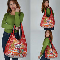 Koality Christmas Grocery Bag Cute Aussie Koala Holiday - Wonder Print Shop