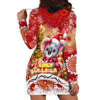 Koality Christmas Hoodie Dress Cute Aussie Koala Holiday - Wonder Print Shop