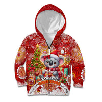 Koality Christmas Kid Hoodie Cute Aussie Koala Holiday - Wonder Print Shop