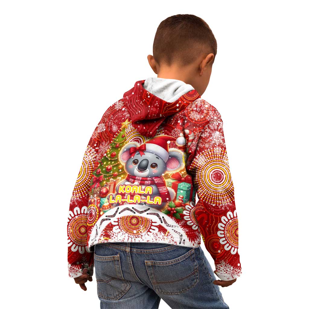 Koality Christmas Kid Hoodie Cute Aussie Koala Holiday - Wonder Print Shop