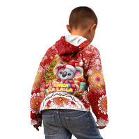 Koality Christmas Kid Hoodie Cute Aussie Koala Holiday - Wonder Print Shop