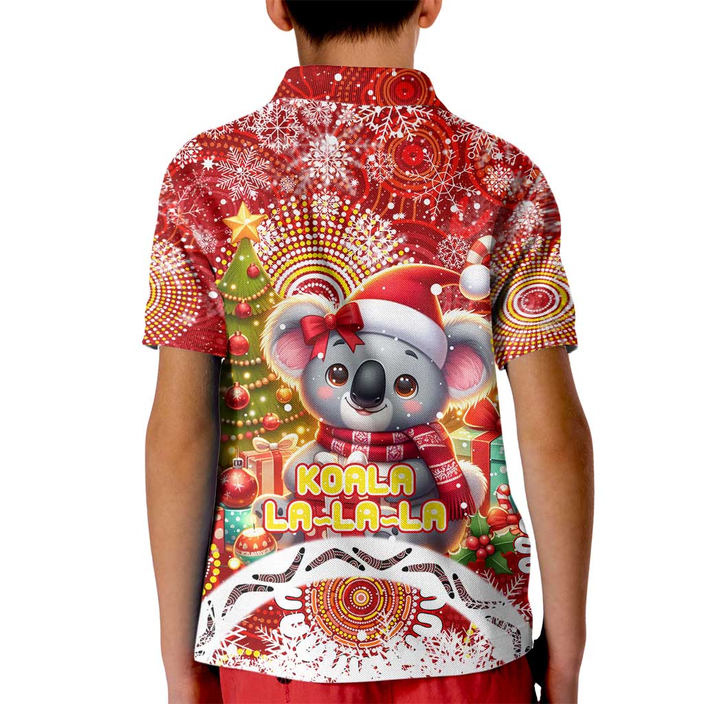 Koality Christmas Kid Polo Shirt Cute Aussie Koala Holiday - Wonder Print Shop