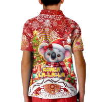 Koality Christmas Kid Polo Shirt Cute Aussie Koala Holiday - Wonder Print Shop