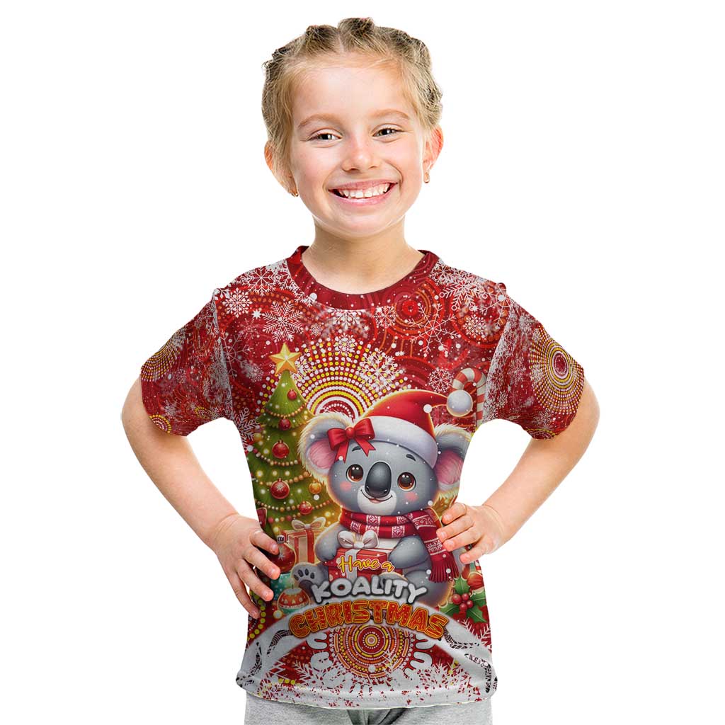 Koality Christmas Kid T Shirt Cute Aussie Koala Holiday - Wonder Print Shop