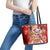 Koality Christmas Leather Tote Bag Cute Aussie Koala Holiday - Wonder Print Shop