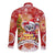 Koality Christmas Long Sleeve Button Shirt Cute Aussie Koala Holiday - Wonder Print Shop
