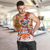 Koality Christmas Men Tank Top Cute Aussie Koala Holiday - Wonder Print Shop