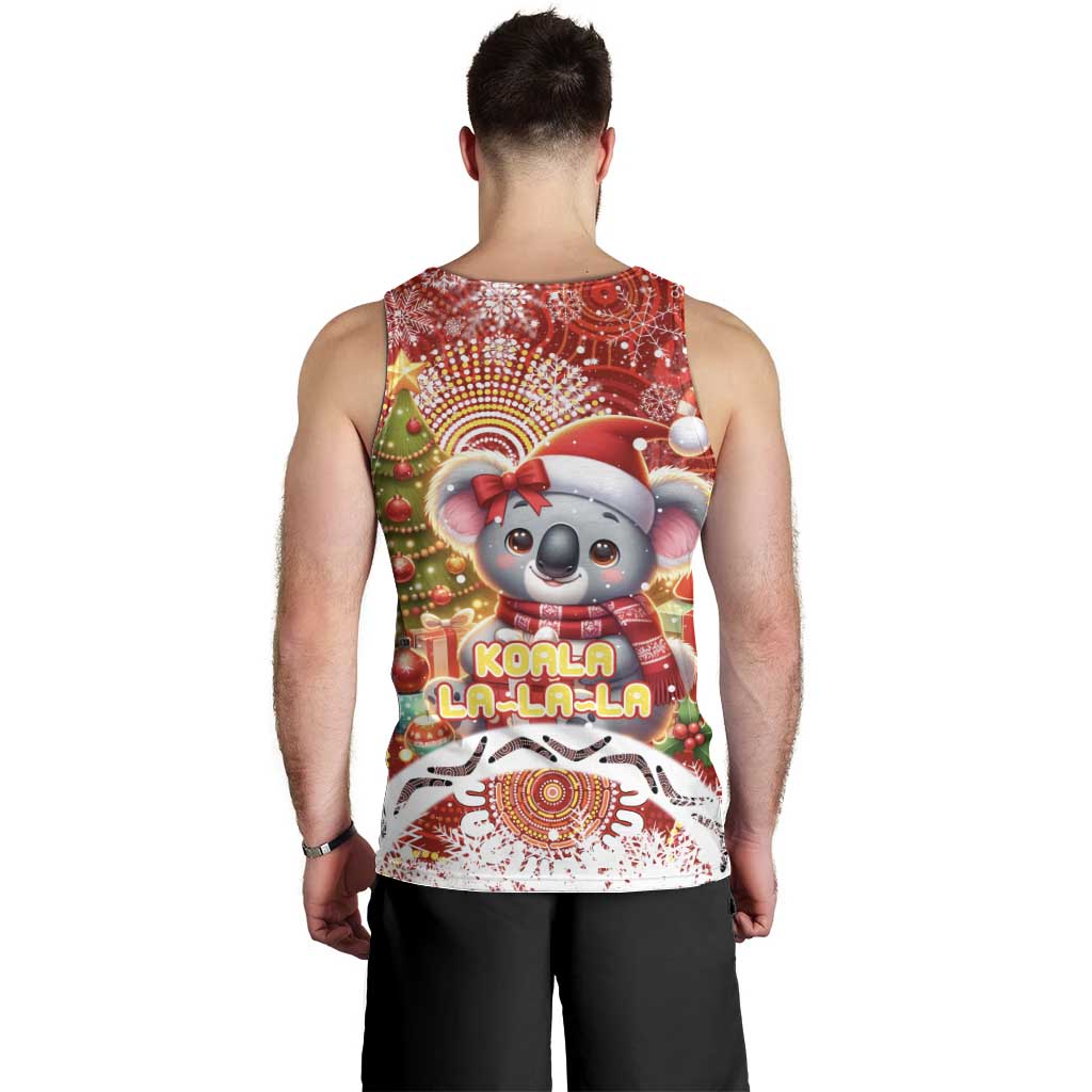 Koality Christmas Men Tank Top Cute Aussie Koala Holiday - Wonder Print Shop
