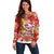 Koality Christmas Off Shoulder Sweater Cute Aussie Koala Holiday - Wonder Print Shop