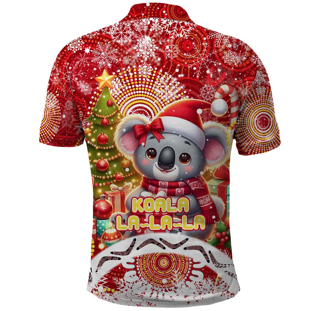Koality Christmas Polo Shirt Cute Aussie Koala Holiday - Wonder Print Shop