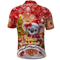 Koality Christmas Polo Shirt Cute Aussie Koala Holiday - Wonder Print Shop