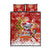 Koality Christmas Quilt Bed Set Cute Aussie Koala Holiday - Wonder Print Shop