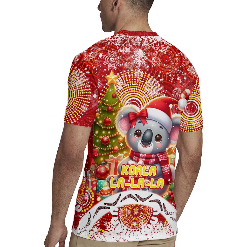 Koality Christmas Rugby Jersey Cute Aussie Koala Holiday - Wonder Print Shop