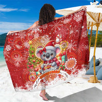 Koality Christmas Sarong Cute Aussie Koala Holiday - Wonder Print Shop