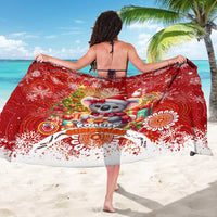Koality Christmas Sarong Cute Aussie Koala Holiday - Wonder Print Shop